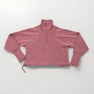 Sweaty Betty Dusty Rose Cowl Neck Sweater